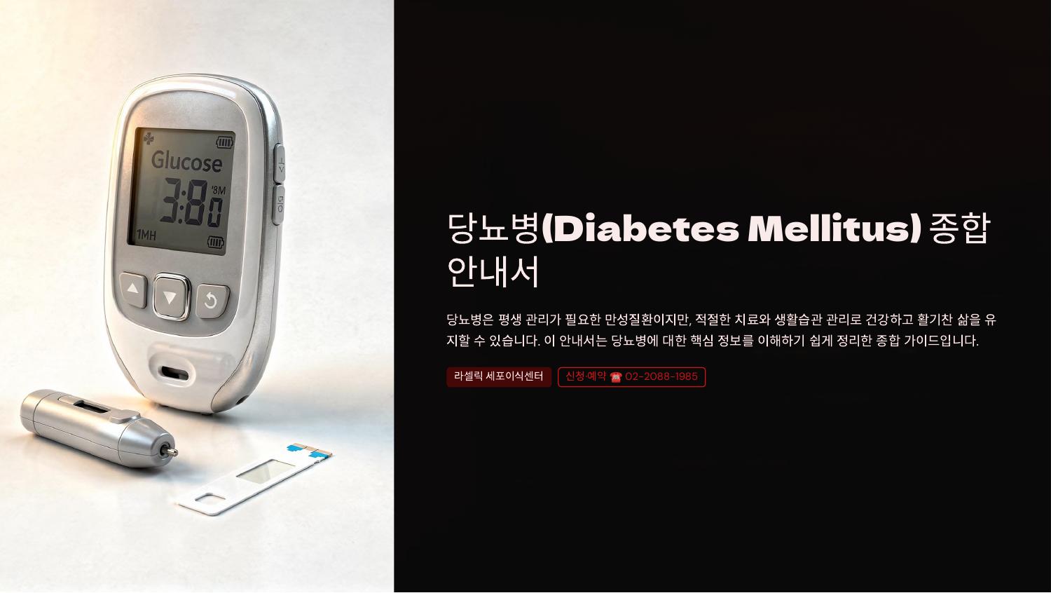 당뇨병(Diabetes Mellitus) 종합