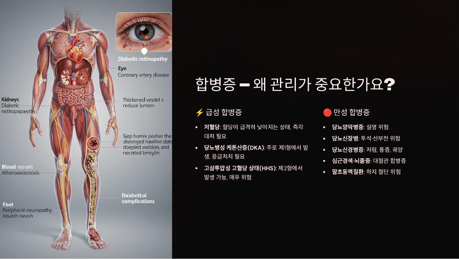 합병증 — 왜 관리가 중요한가요?