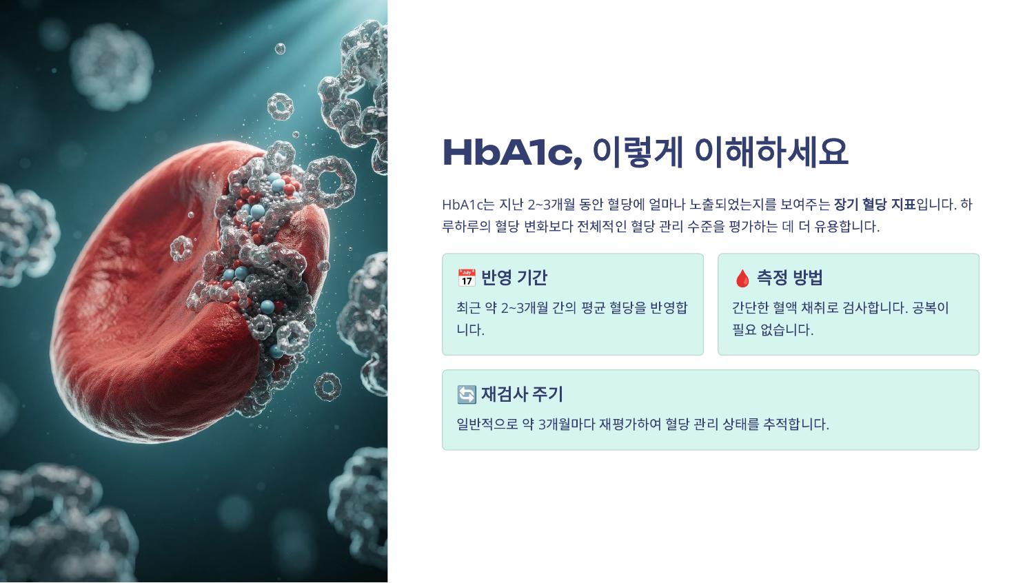 HbA1c, 이렇게 이해하세요