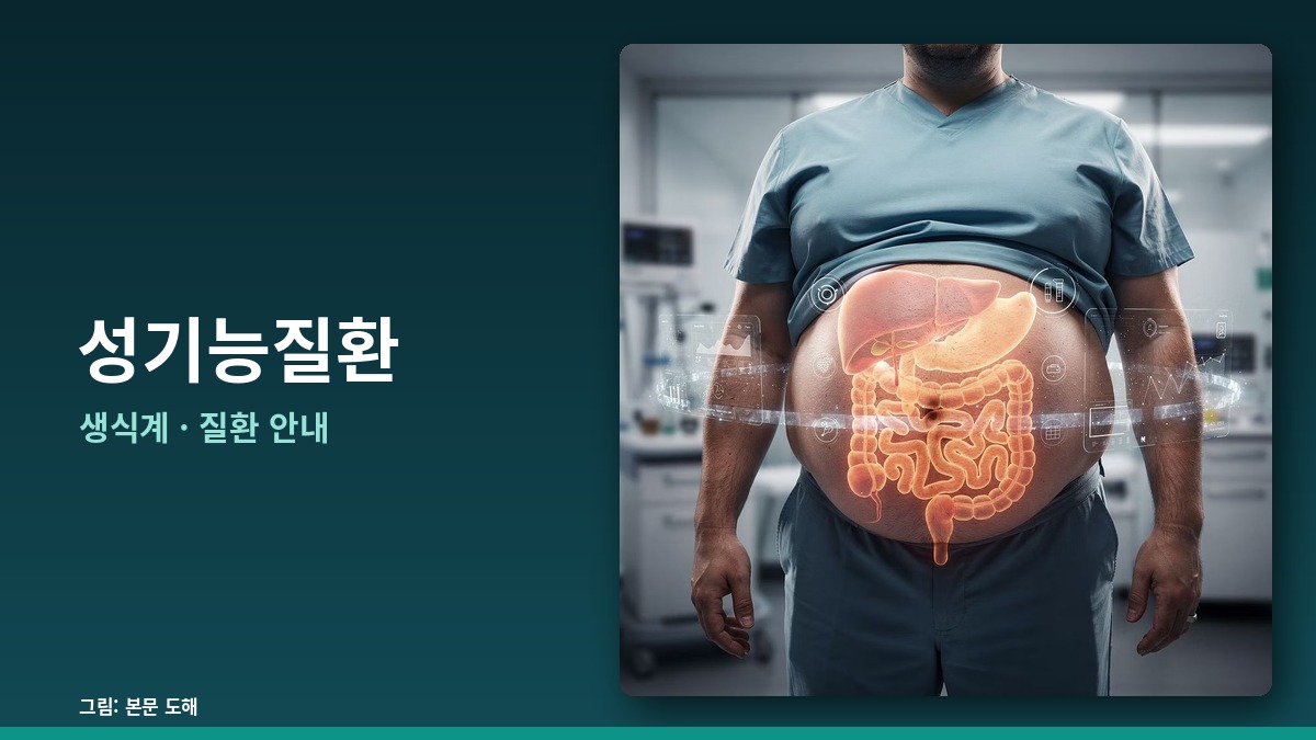 성기능질환 — 생식계
